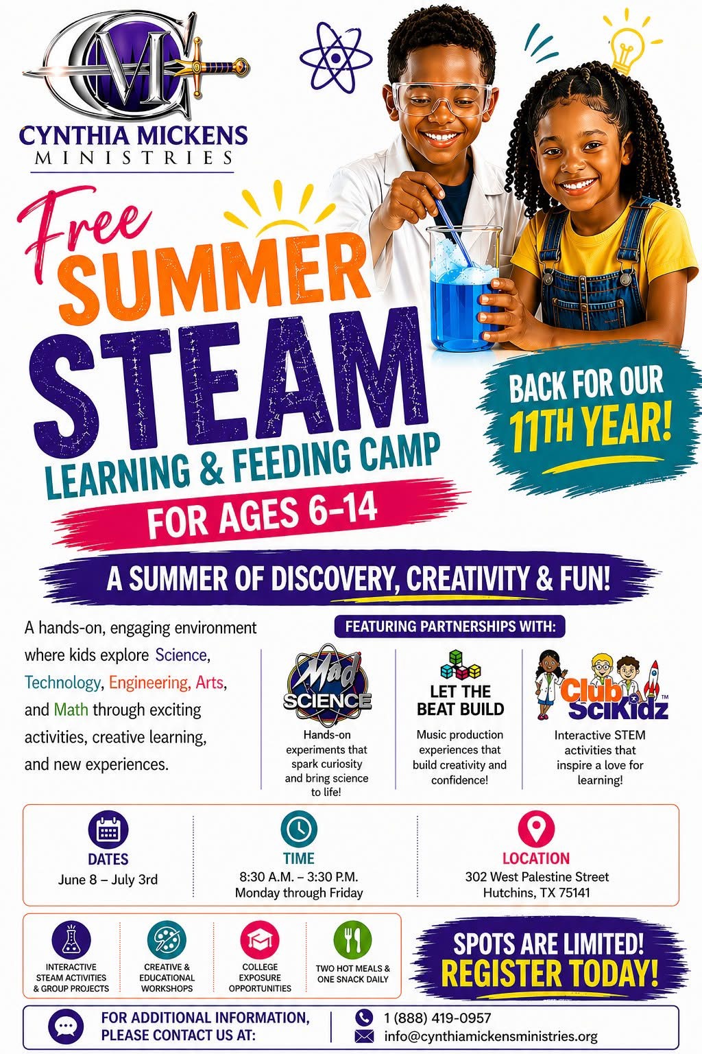 CMM 2026 Summer STEAM Camp